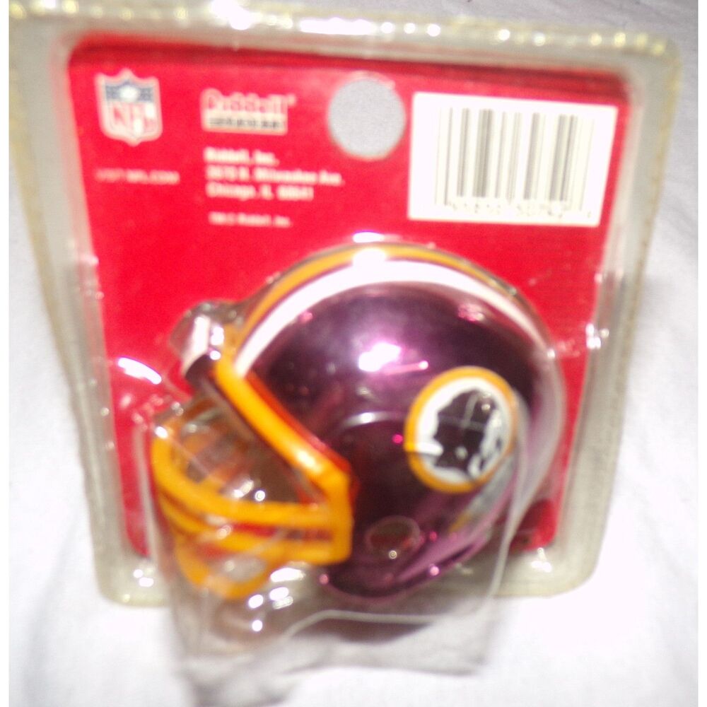 Riddell Superbowl XXXVI Chrome Pocket Pro Pros Helmet rare Washington Redskins